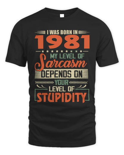 1979 HH89-K2 – Vintage Born to Be Sarcastic T-Shirt