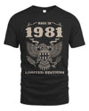1981 HH89-K2 – Classic Birth Year Limited Edition T-Shirt