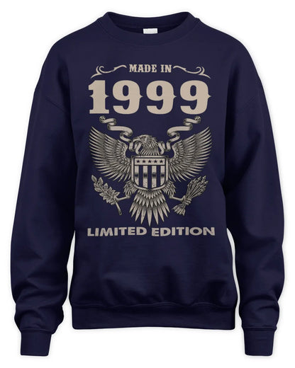 1999 HH89-K2 – Classic Birth Year Limited Edition T-Shirt - Unisex Sweatshirt - Navy