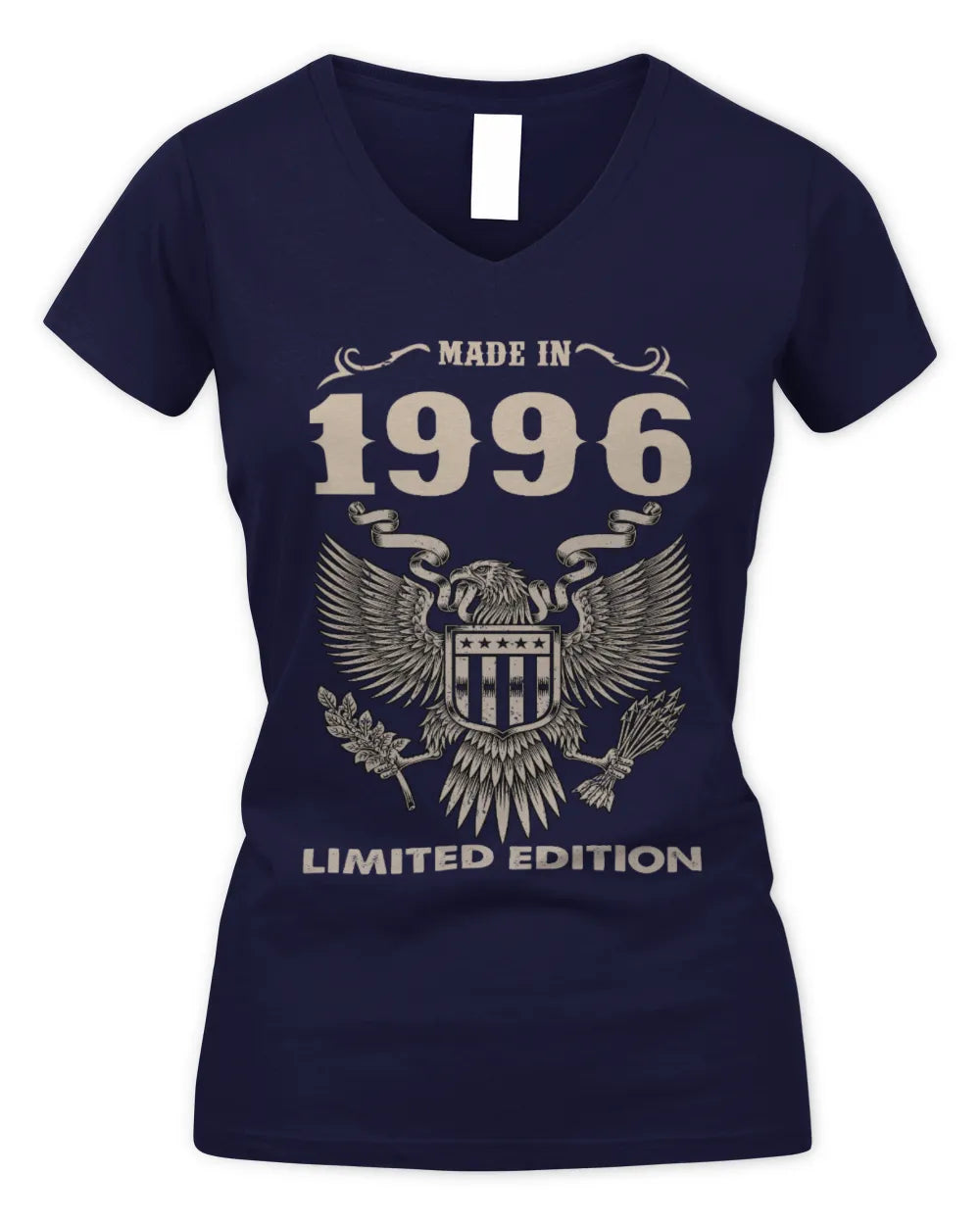 1996 HH89-K2 – Classic Birth Year Limited Edition T-Shirt - Women's V-Neck T-Shirt - Navy