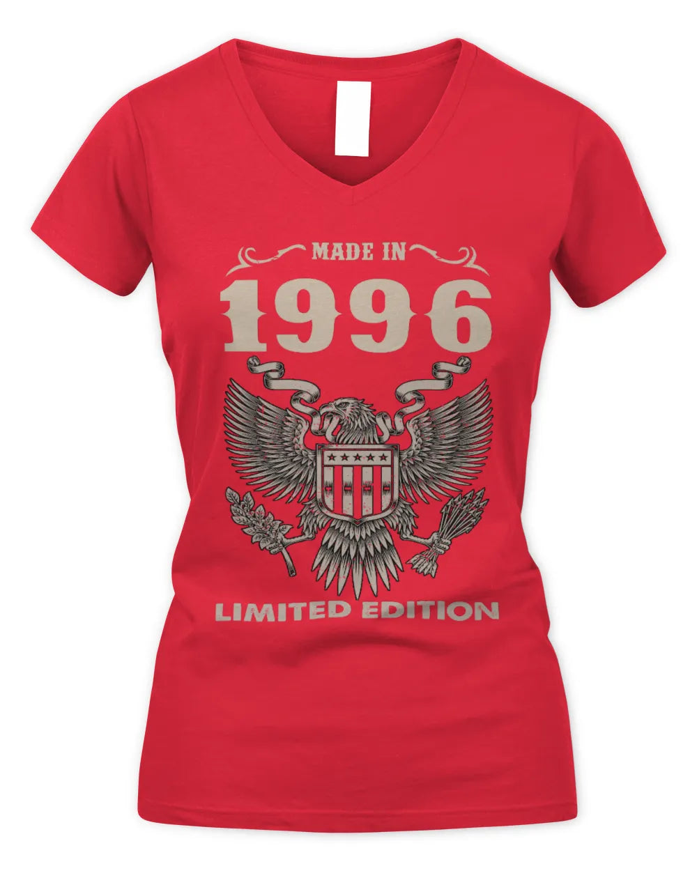 1996 HH89-K2 – Classic Birth Year Limited Edition T-Shirt - Women's V-Neck T-Shirt - Red