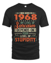 1968 HH89-K2 – Vintage Born to Be Sarcastic T-Shirt