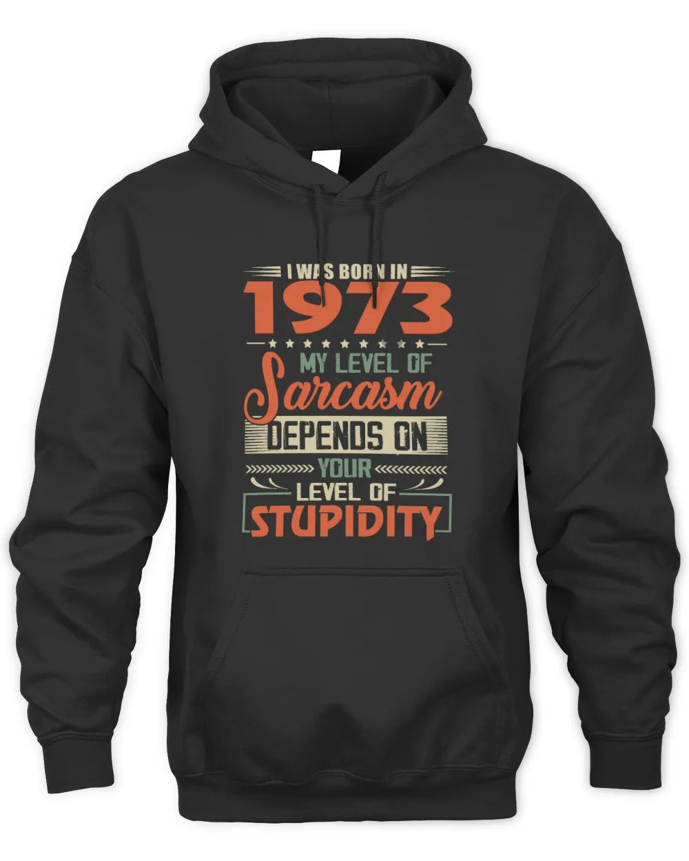 1973 HH89-K2 – Vintage Born to Be Sarcastic T-Shirt