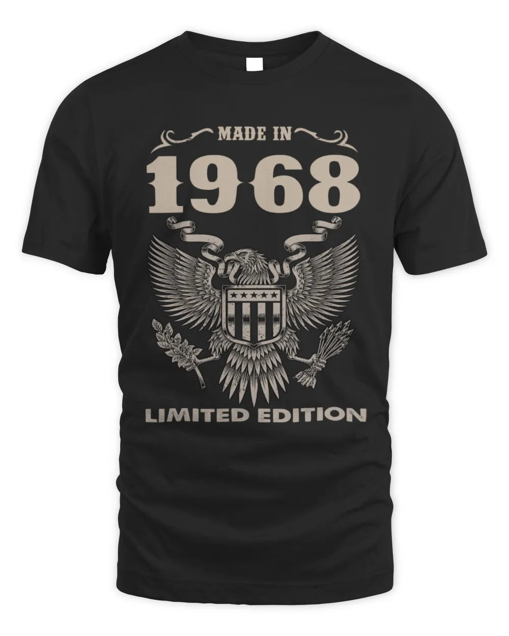 1968 HH89-K2 – Classic Birth Year Limited Edition T-Shirt - Unisex Standard T-Shirt - Black