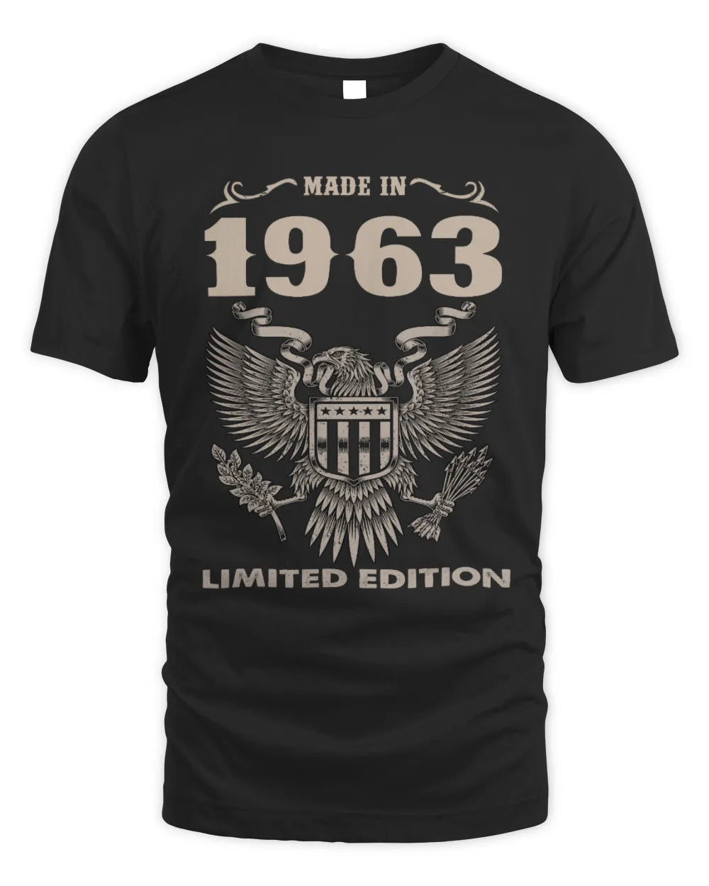 1963 HH89-K2 – Classic Birth Year Limited Edition T-Shirt - Unisex Standard T-Shirt - Black