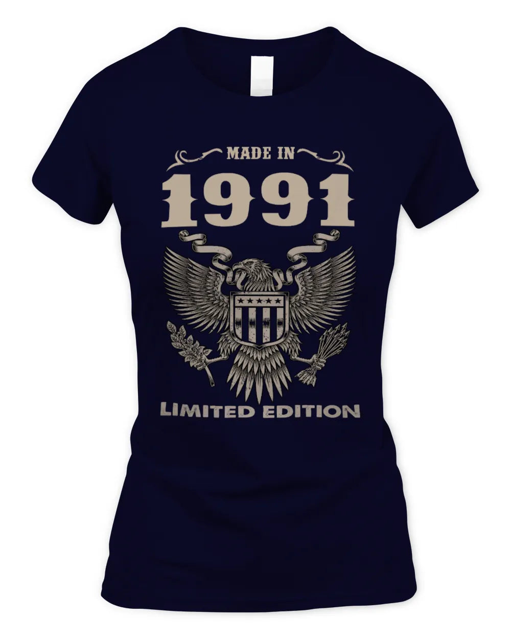 1991 HH89-K2 – Classic Birth Year Limited Edition T-Shirt - Women's Standard T-Shirt - Navy