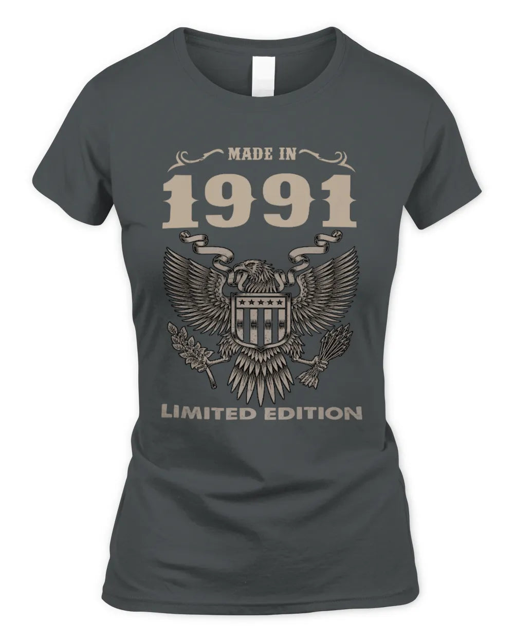 1991 HH89-K2 – Classic Birth Year Limited Edition T-Shirt - Women's Standard T-Shirt - Charcoal