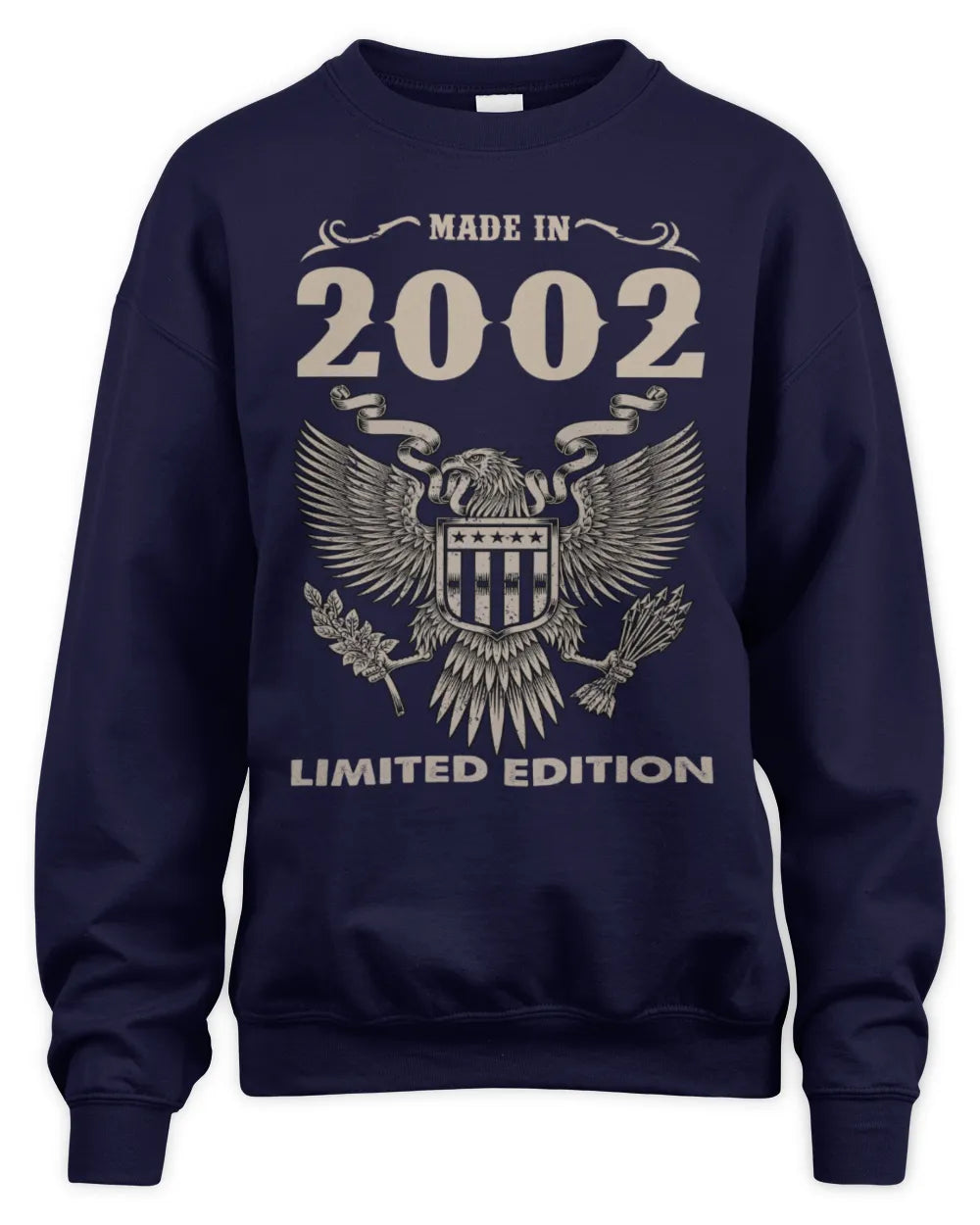 2002 HH89-K2 – Classic Birth Year Limited Edition T-Shirt - Unisex Sweatshirt - Navy