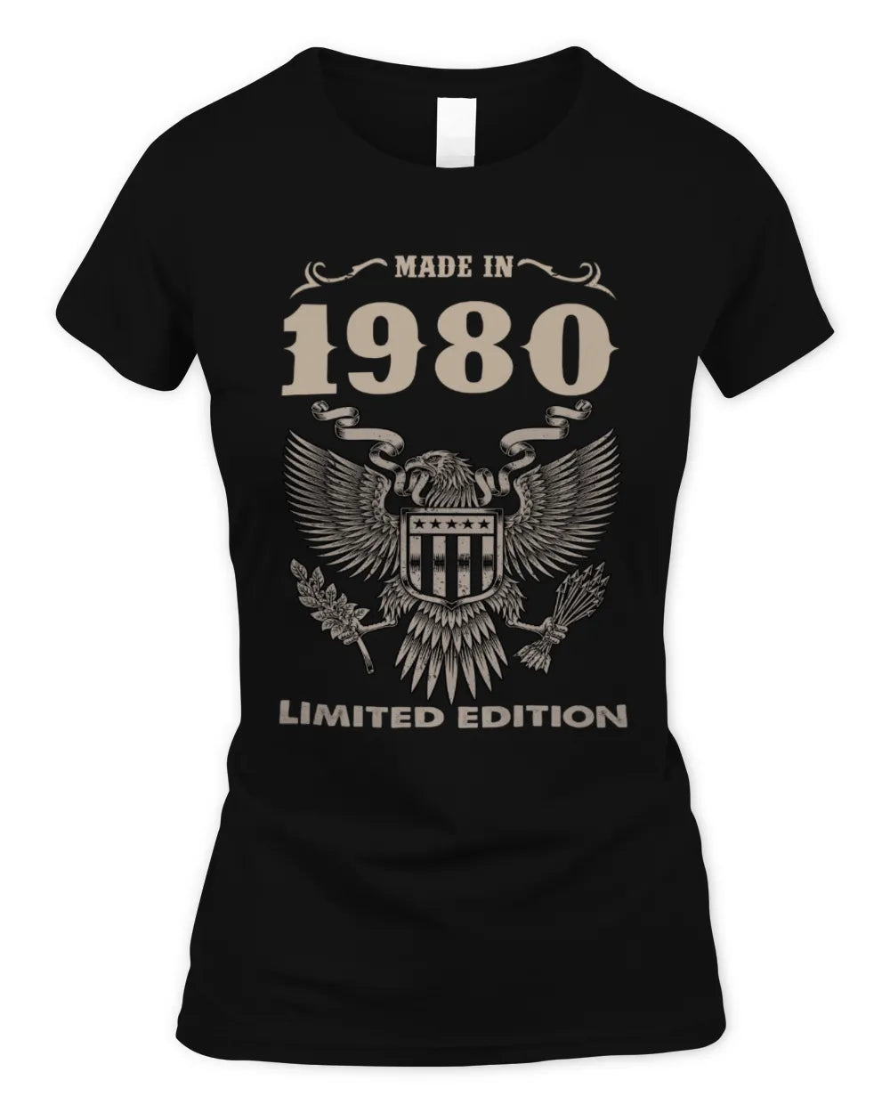 1980 HH89-K2 – Classic Birth Year Limited Edition T-Shirt - Women's Standard T-Shirt - Black