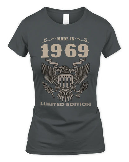1969 HH89-K2 – Classic Birth Year Limited Edition T-Shirt - Women's Standard T-Shirt - Charcoal