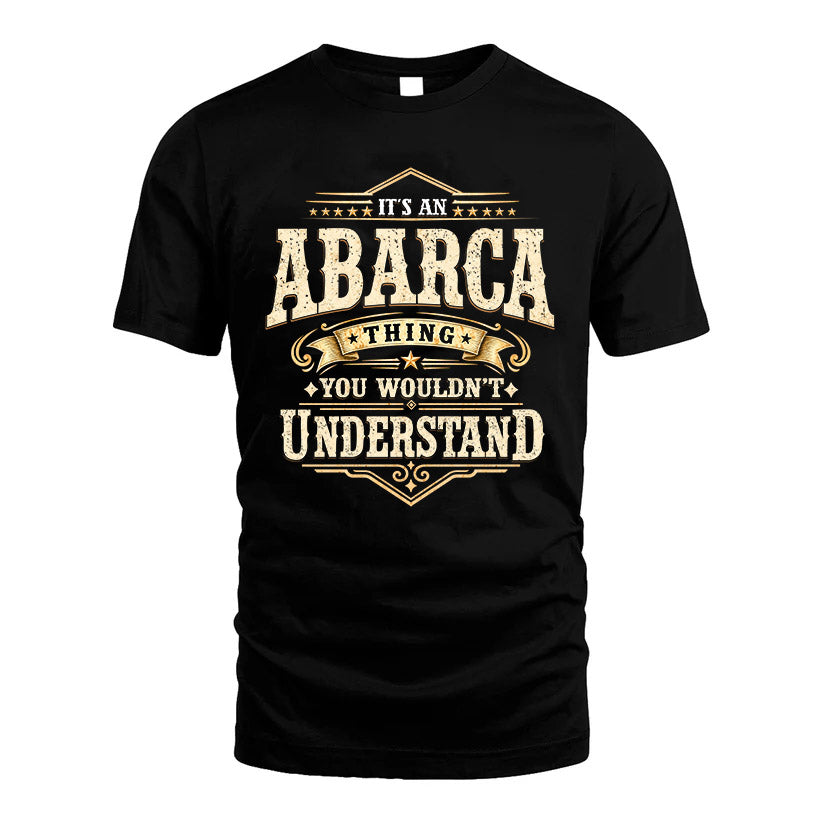 ABARCA HH-F009–Personalized Name Quote Apparel “It’s an NAME Thing You Wouldn’t Understand”