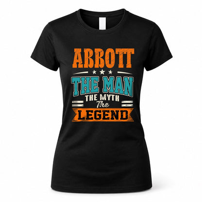 ABBOTT HH F007 The Man The Myth The Legend Personalized Shirt – Gift for Men