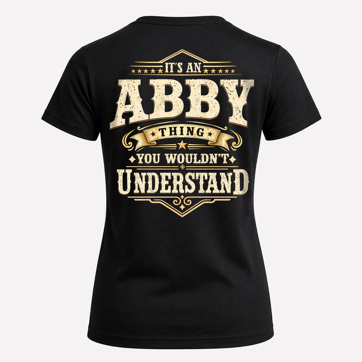 ABBY HH-F003–Personalized Name Quote Apparel “It’s an NAME Thing You Wouldn’t Understand”