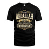 ABDALLAH HH-F009–Personalized Name Quote Apparel “It’s an NAME Thing You Wouldn’t Understand”
