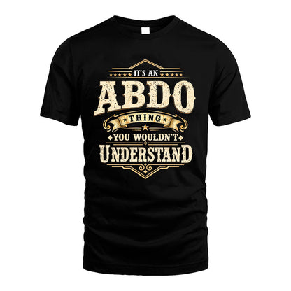 ABDO HH-F009–Personalized Name Quote Apparel “It’s an NAME Thing You Wouldn’t Understand”