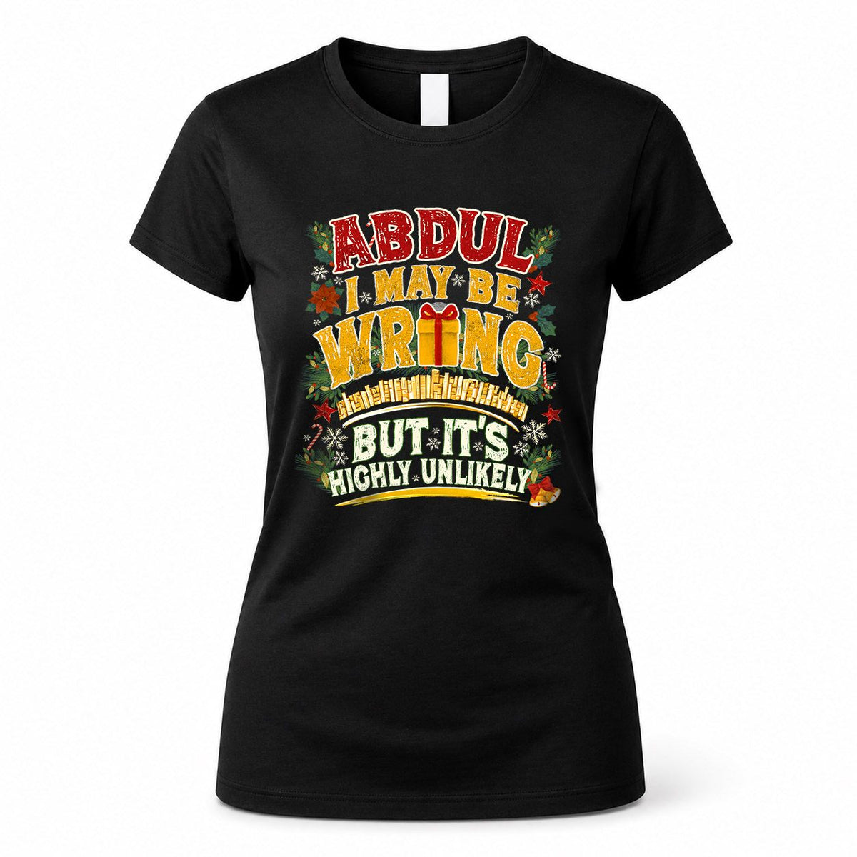 ABDUL HH-F010 Personalized Name Funny Tshirt