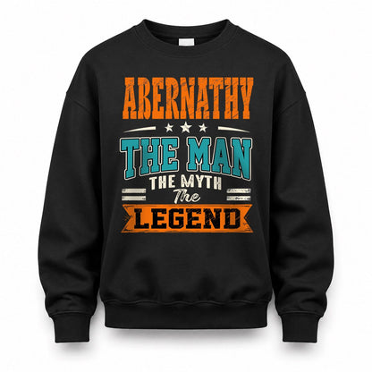 ABERNATHY HH F007 The Man The Myth The Legend Personalized Shirt – Gift for Men