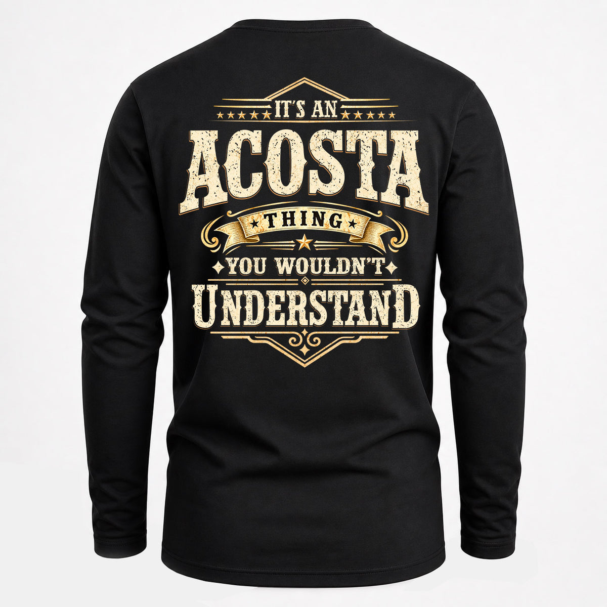 ACOSTA HH-F003–Personalized Name Quote Apparel “It’s an NAME Thing You Wouldn’t Understand”