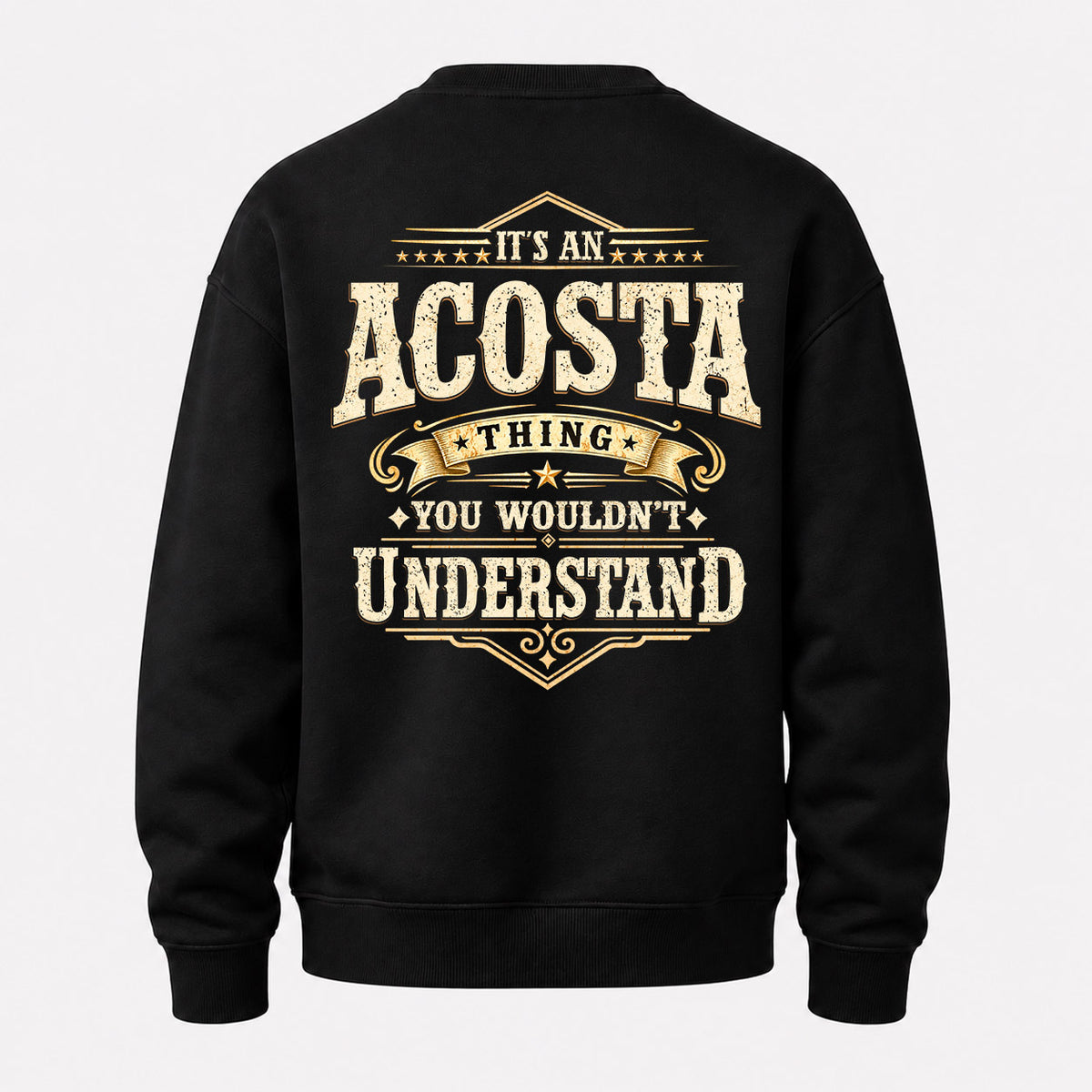 ACOSTA HH-F003–Personalized Name Quote Apparel “It’s an NAME Thing You Wouldn’t Understand”