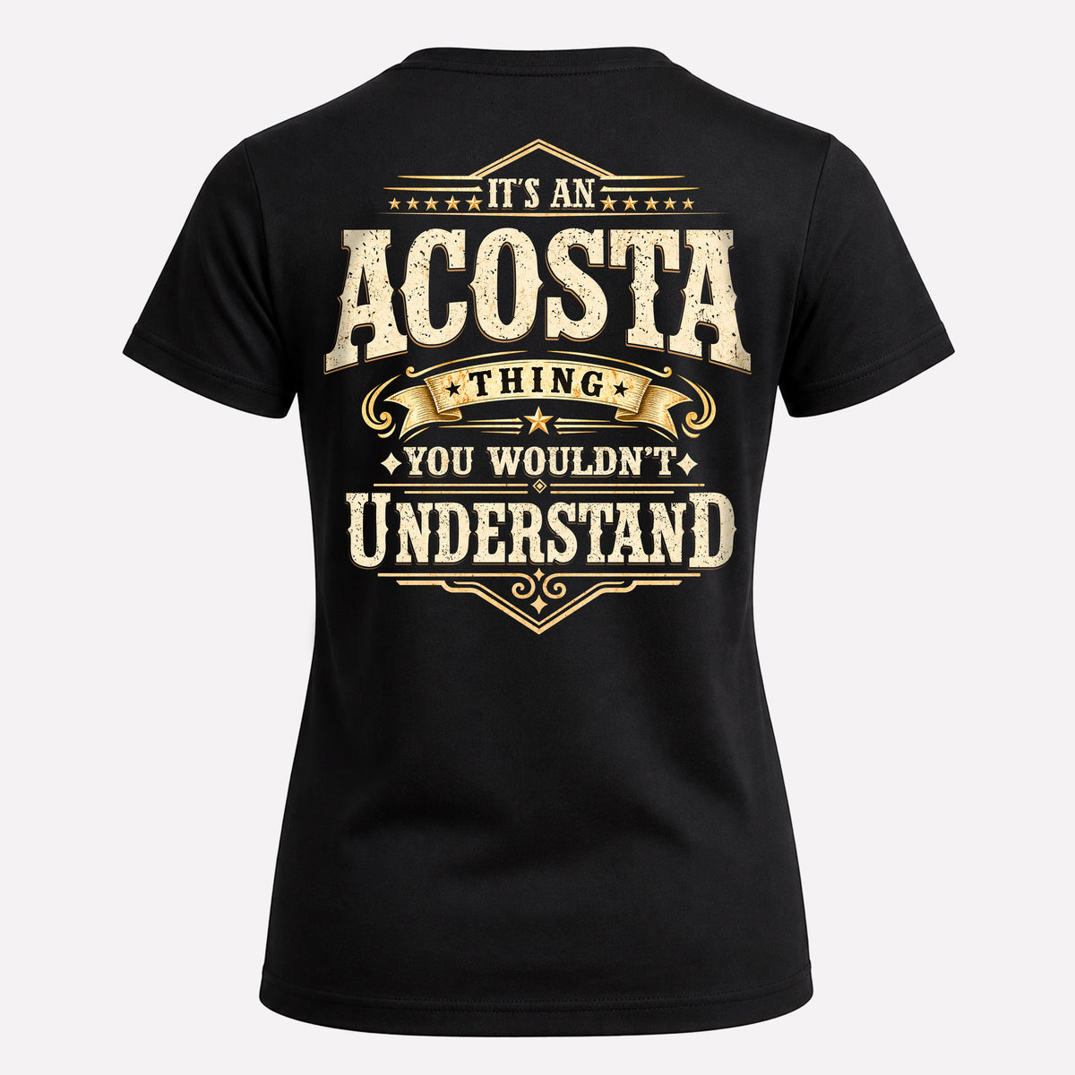 ACOSTA HH-F003–Personalized Name Quote Apparel “It’s an NAME Thing You Wouldn’t Understand”