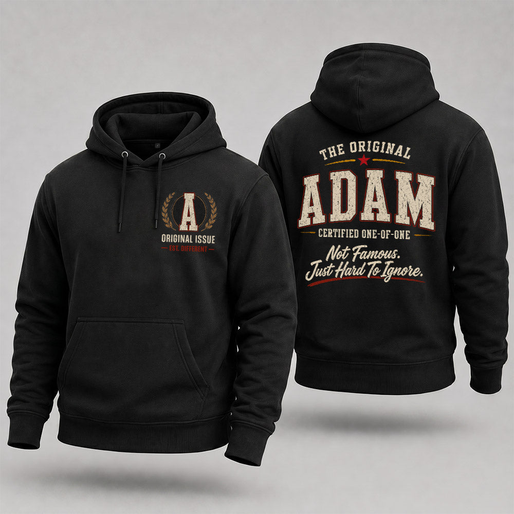 ADAM W65-F6-168 – Personalized Original Issue Apparel “The Original NAME Certified One-of-One"