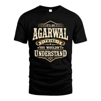 AGARWAL HH-F009–Personalized Name Quote Apparel “It’s an NAME Thing You Wouldn’t Understand”