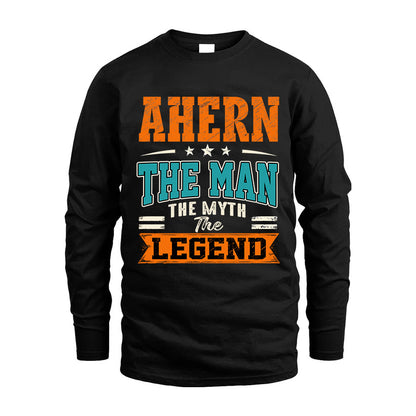 AHERN HH F007 The Man The Myth The Legend Personalized Shirt – Gift for Men