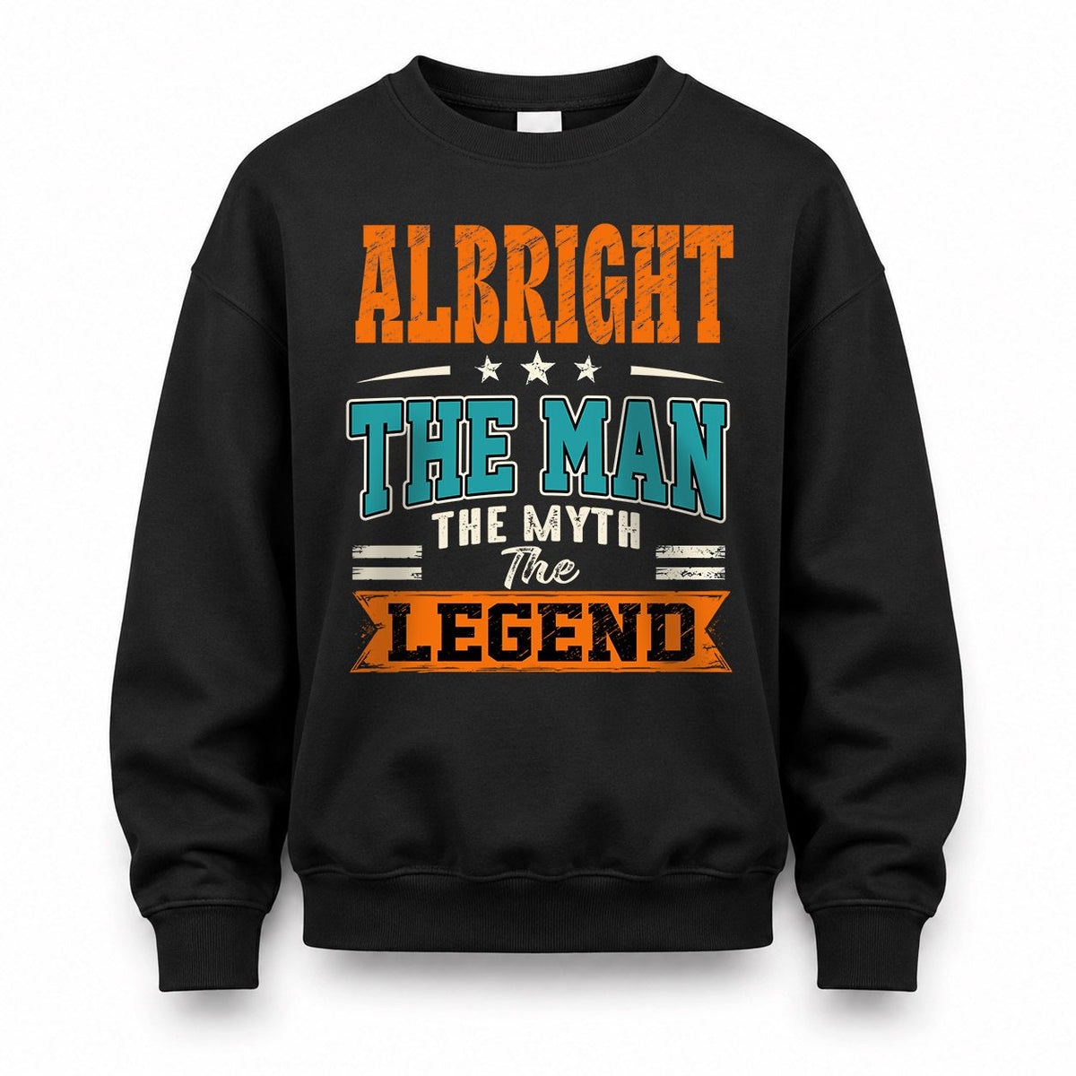 ALBRIGHT HH F007 The Man The Myth The Legend Personalized Shirt – Gift for Men