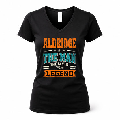 ALDRIDGE HH F007 The Man The Myth The Legend Personalized Shirt – Gift for Men
