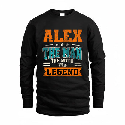 ALEX HH F007 The Man The Myth The Legend Personalized Shirt – Gift for Men