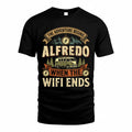 ALFREDO TT898-K6-229 – Personalized Funny Camping Quote Apparel “The Adventure Begins When The WiFi Ends”
