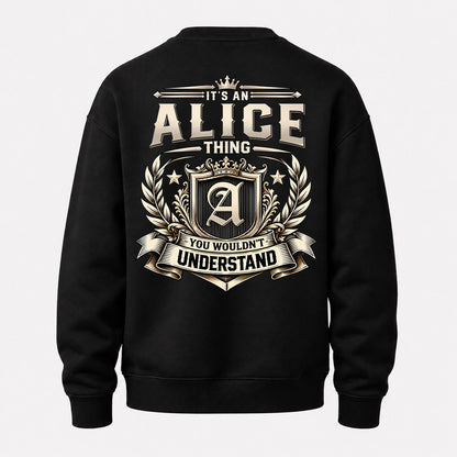 ALICE HH-F006 Thing Personalized Name T Shirt – You Wouldn’t Understand