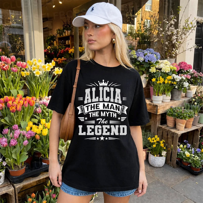 ALICIA HH F004 The Man The Myth The Legend Personalized Shirt – Gift for Men