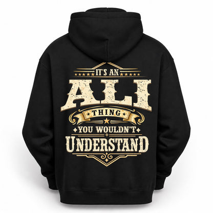 ALI HH-F003–Personalized Name Quote Apparel “It’s an NAME Thing You Wouldn’t Understand”