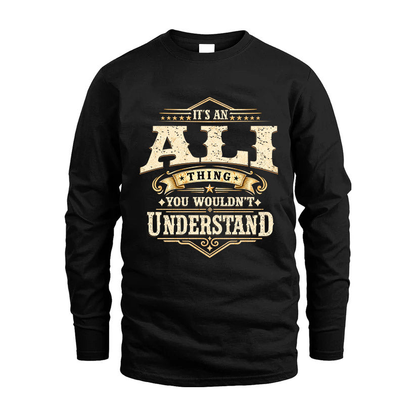 ALI HH-F009–Personalized Name Quote Apparel “It’s an NAME Thing You Wouldn’t Understand”