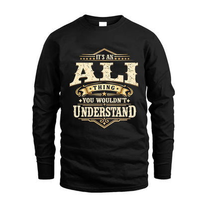 ALI HH-F009–Personalized Name Quote Apparel “It’s an NAME Thing You Wouldn’t Understand”