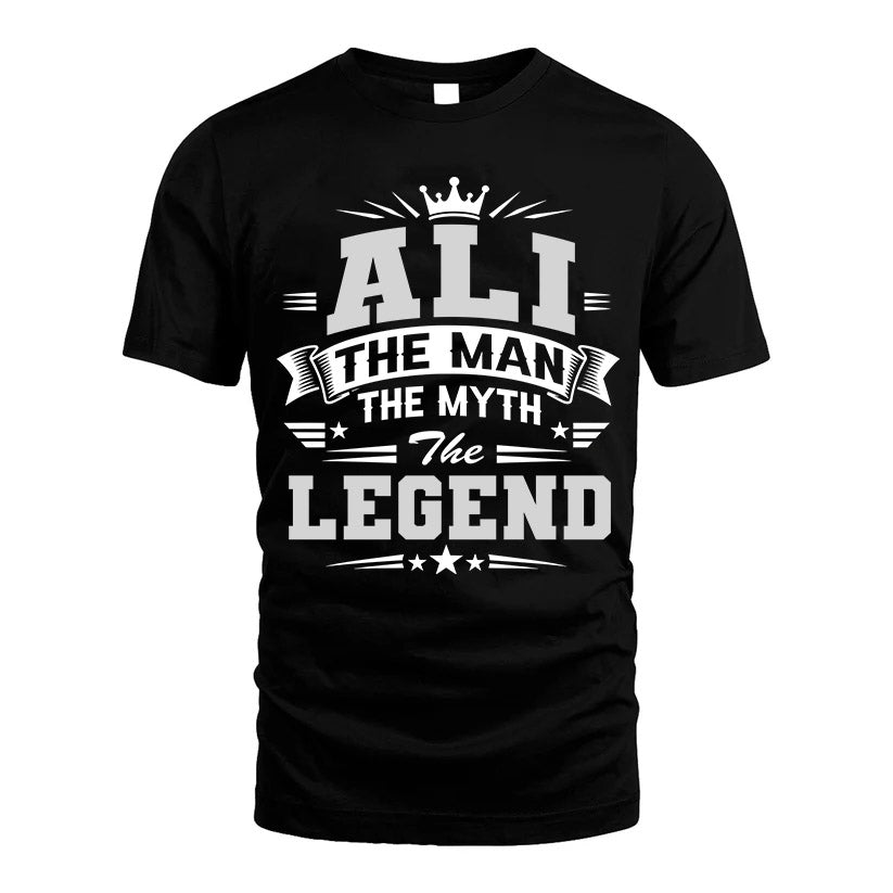 ALI HH F004 The Man The Myth The Legend Personalized Shirt – Gift for Men