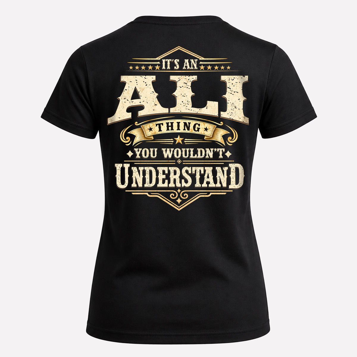 ALI HH-F003–Personalized Name Quote Apparel “It’s an NAME Thing You Wouldn’t Understand”