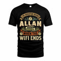 ALLAN TT898-K6-229 – Personalized Funny Camping Quote Apparel “The Adventure Begins When The WiFi Ends”