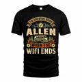 ALLEN TT898-K6-229 – Personalized Funny Camping Quote Apparel “The Adventure Begins When The WiFi Ends”