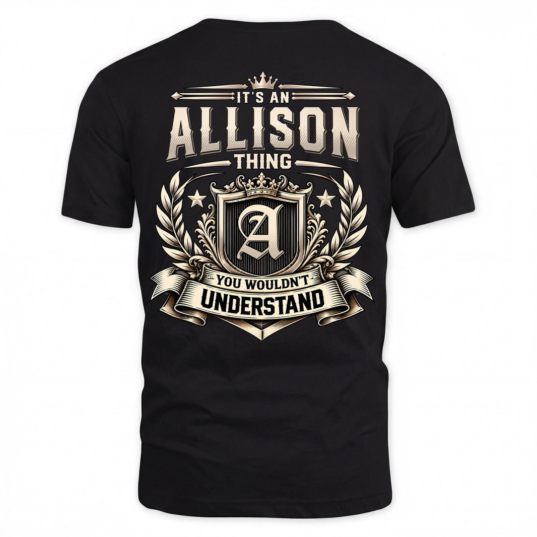 ALLISON HH-F006 Thing Personalized Name T Shirt – You Wouldn’t Understand