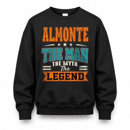 ALMONTE HH F007 The Man The Myth The Legend Personalized Shirt – Gift for Men