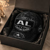 AL TC03 HH79  Personalized Black Camo Baseball Cap, Custom Name Family Hat