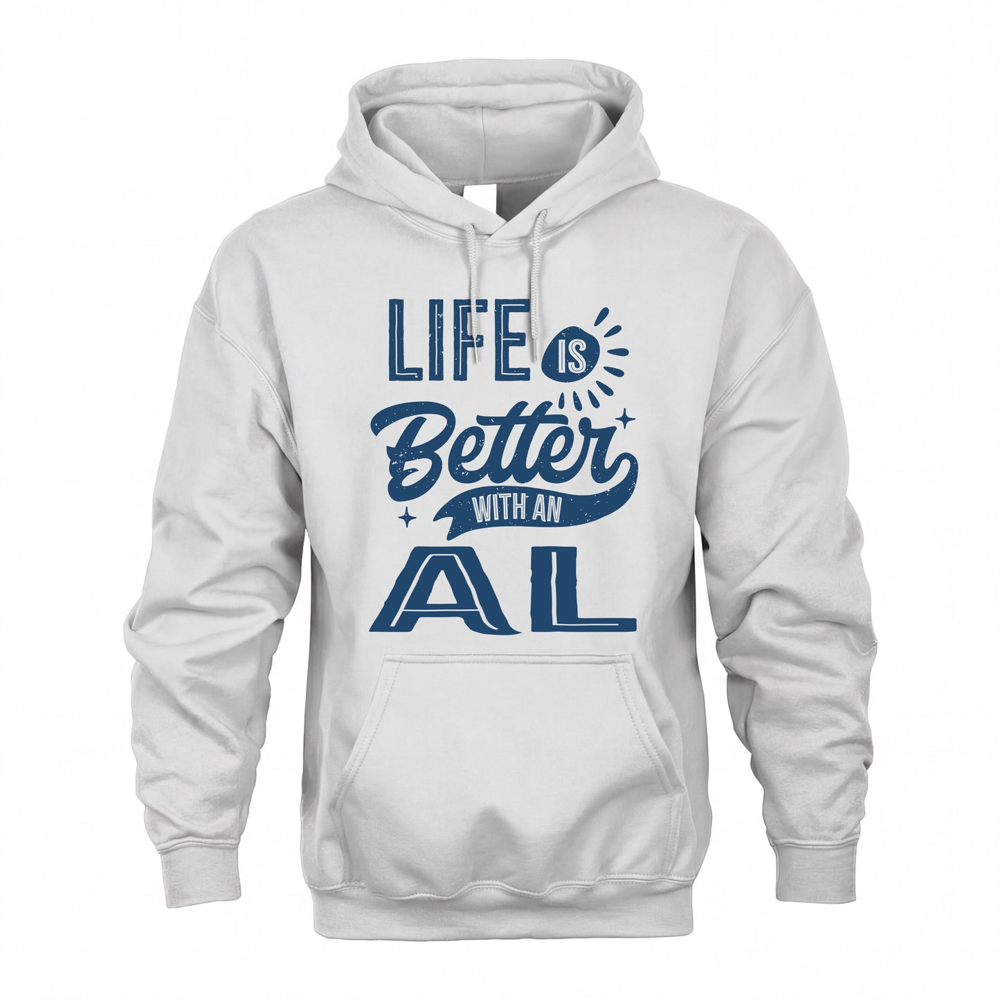 AL HH88-K2–Personalized Name Quote T-Shirt Life Is Better With Unisex Gift