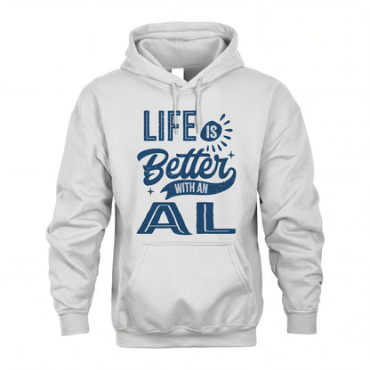 AL HH88-K2–Personalized Name Quote T-Shirt Life Is Better With Unisex Gift