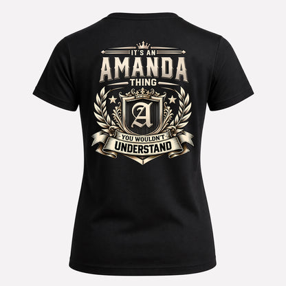 AMANDA HH-F006 Thing Personalized Name T Shirt – You Wouldn’t Understand