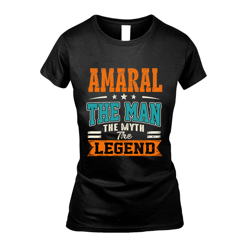 AMARAL HH F007 The Man The Myth The Legend Personalized Shirt – Gift for Men