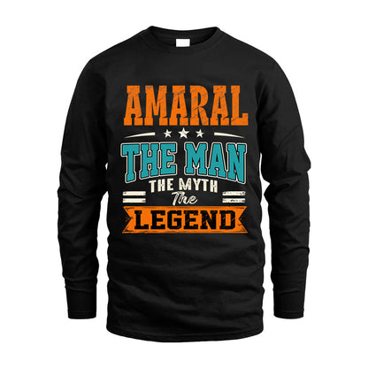 AMARAL HH F007 The Man The Myth The Legend Personalized Shirt – Gift for Men