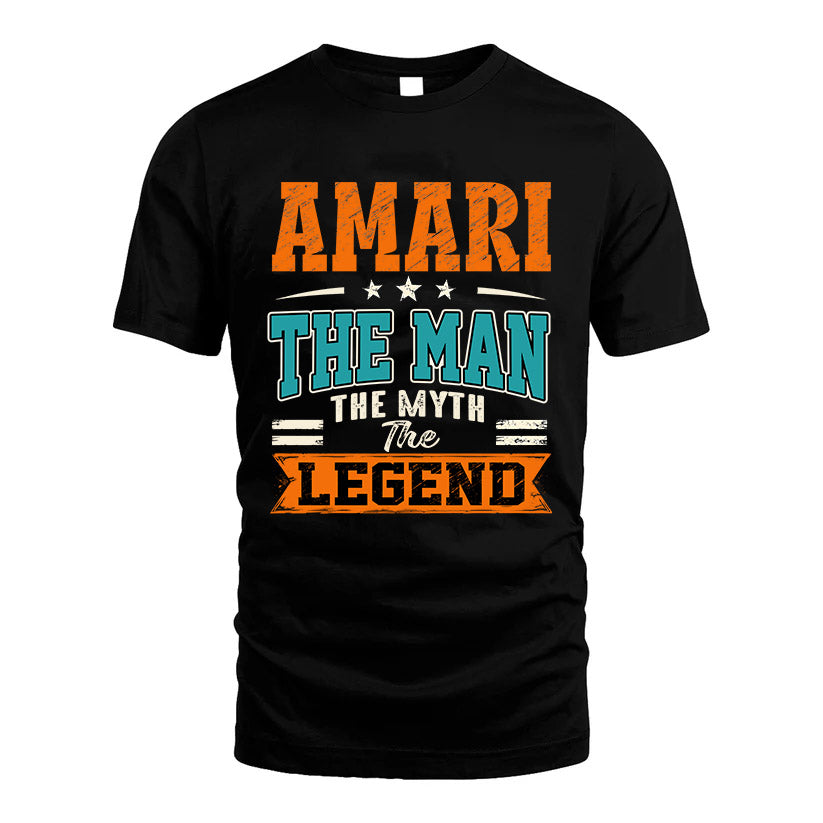 AMARI HH F007 The Man The Myth The Legend Personalized Shirt – Gift for Men
