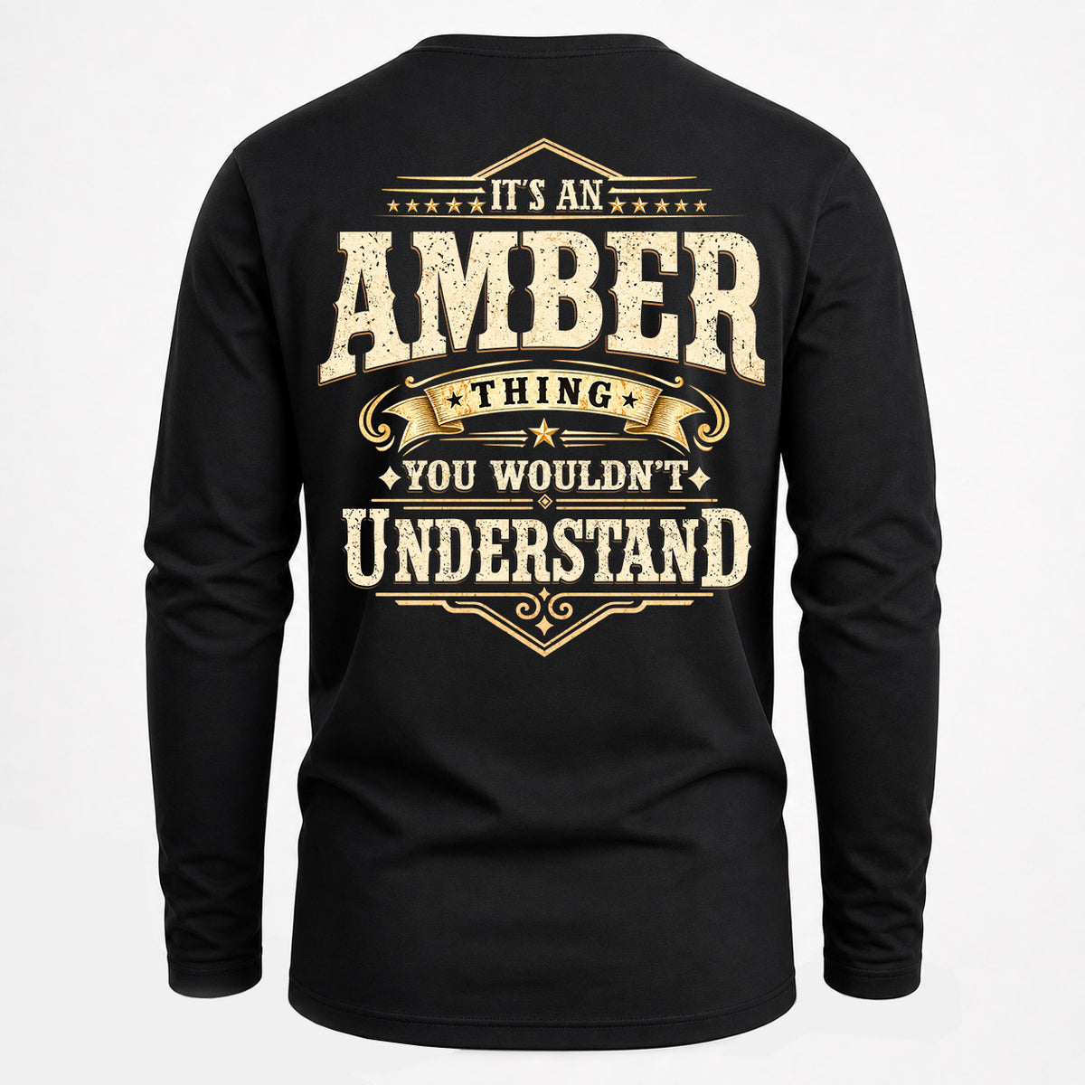 AMBER HH-F003–Personalized Name Quote Apparel “It’s an NAME Thing You Wouldn’t Understand”